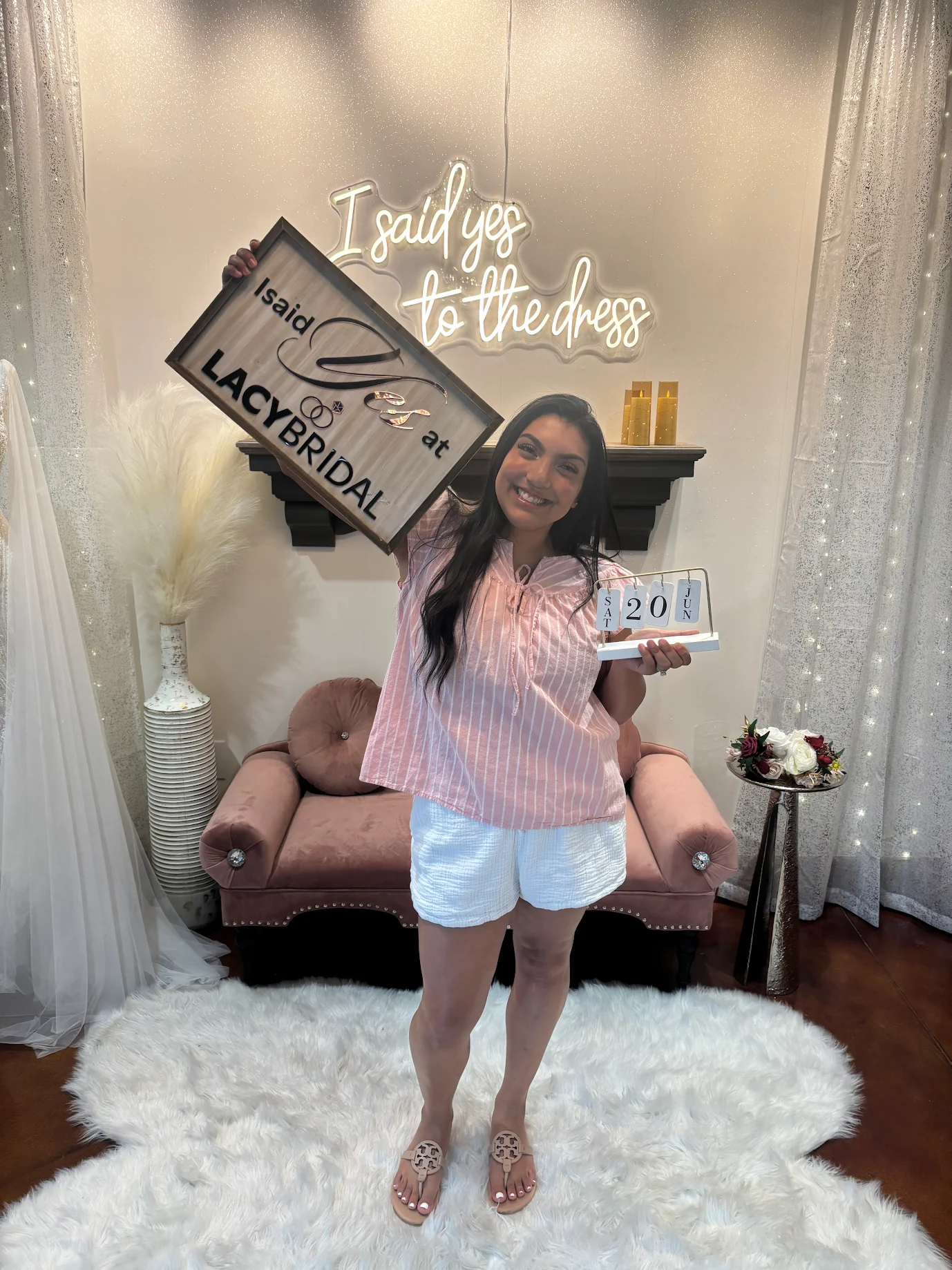 Briana Gomez incredible Lacy Bridal experience