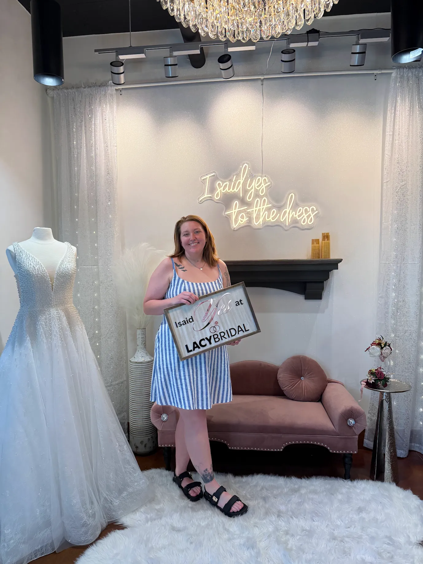 Kaycee Jansky Says Yes at Lacy Bridal San Antonio