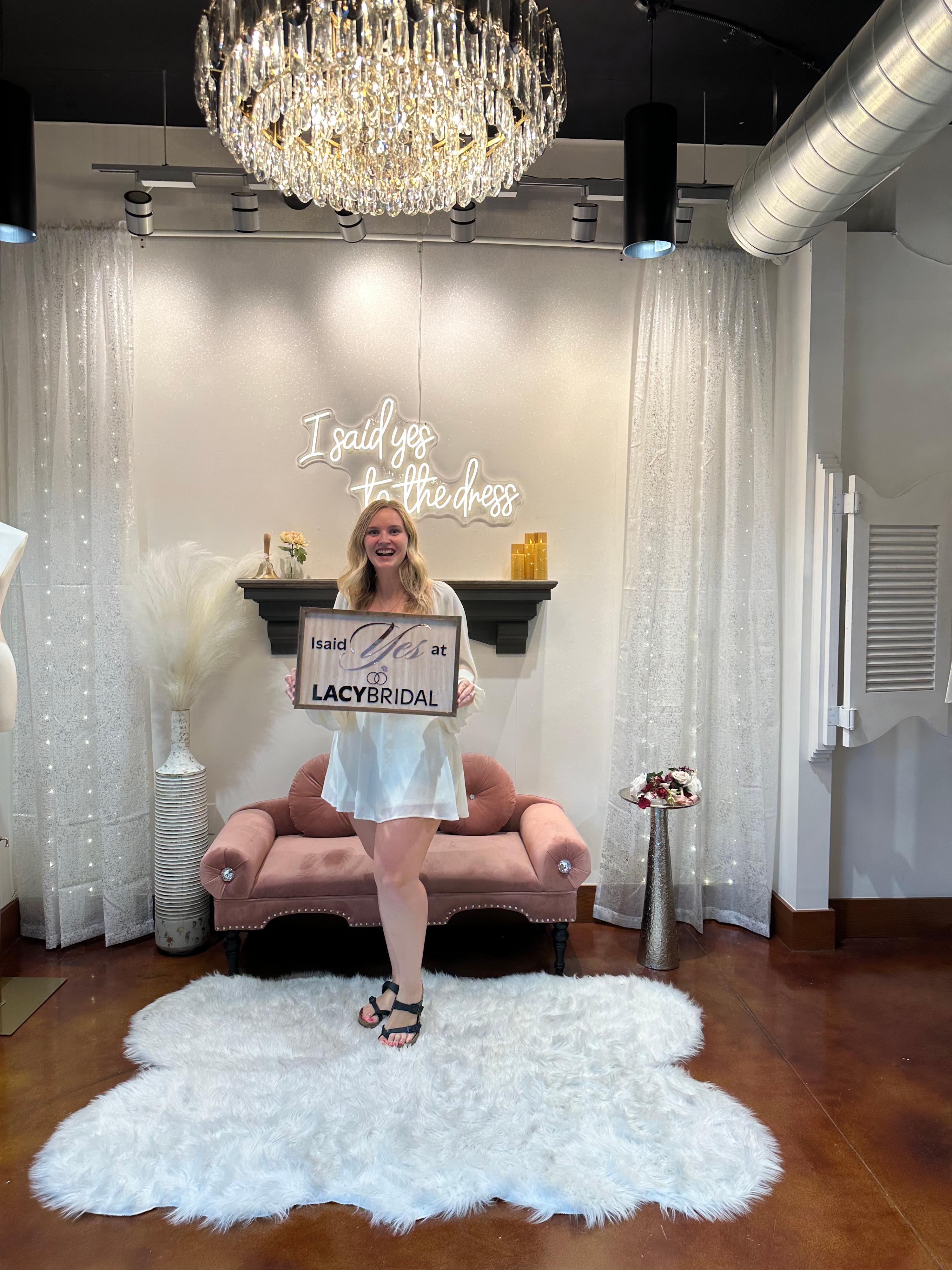 Haley Anderson - From the Expo to Yesss at Lacy Bridal San Antonio
