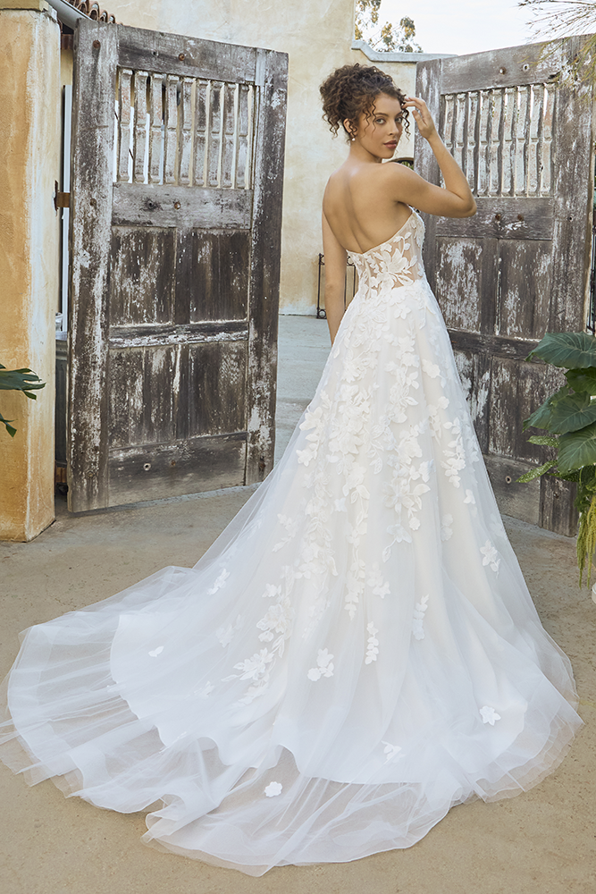 Romantic A-Line Wedding Dress - wedding dress at Lacy Bridal San Antonio