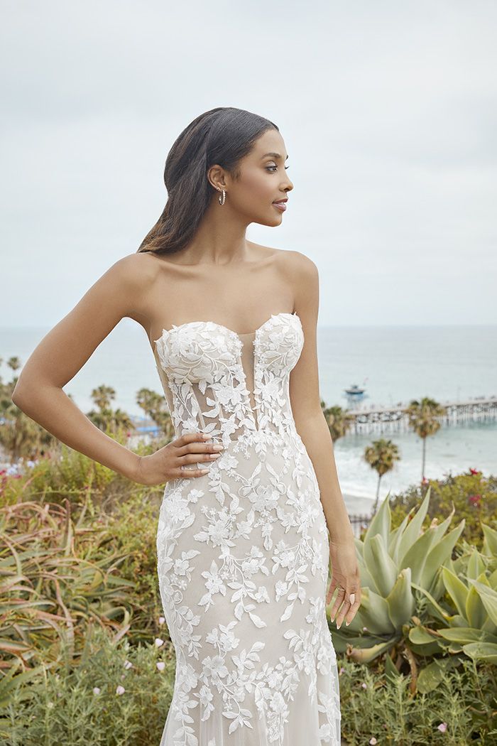 Stunning 3-in-1 Fit and Flare Wedding Dress - wedding dress at Lacy Bridal San Antonio